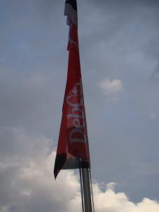 DebConf flag (minus the wind)