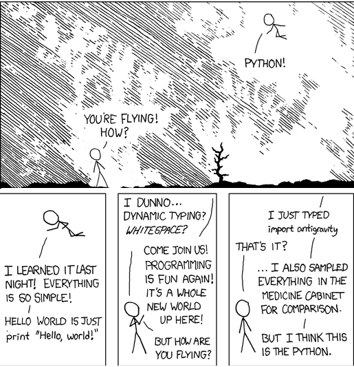 Python XKCD comic