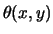 \(\theta(x,y)\)