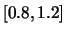 $
\left[0.8,1.2\right]$