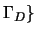 $\displaystyle \Gamma _{D}\}$