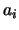 \(a_{i}\)