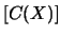 \(\left[C(X)\right]\)