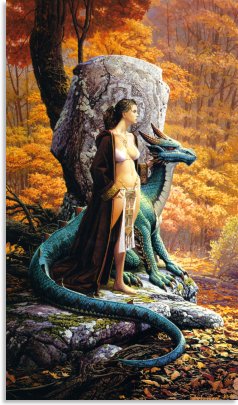 Prêtresse et dragon